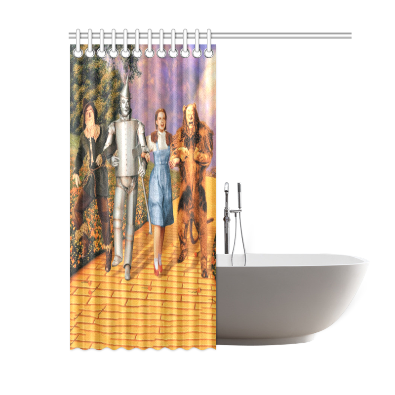 New Coming Custom Wizard Of Oz Waterproof Bathroom Shower Curtain 60 x 72 Inch