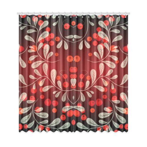 Exotic Black And Red Retro Circles Window Curtains 50 X 108 Exotic Black And Red Retro Circles Window Curtains 50 X 108 Curtain X108 Two Piece Id D2619717
