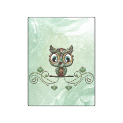 Cute little owl, diamonds Blanket 50"x60"