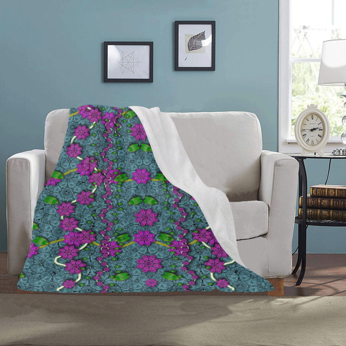 the most beautiful flower forest on earth Ultra-Soft Micro Fleece Blanket 30''x40''