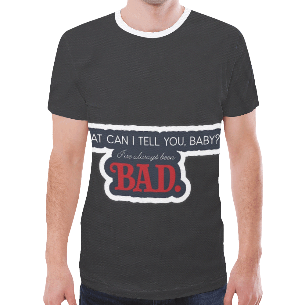 Always been bad New All Over Print T-shirt for Men (Model T45)