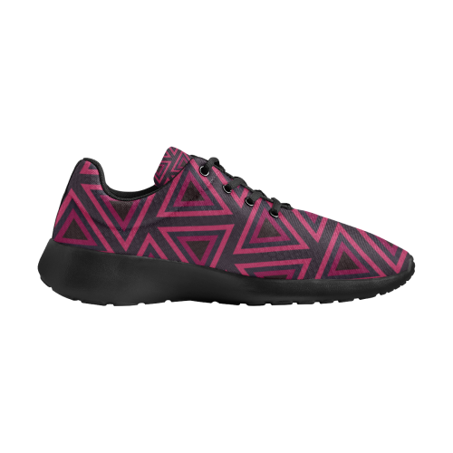 Tribal Ethnic Triangles Men's Athletic Shoes (Model 0200)
