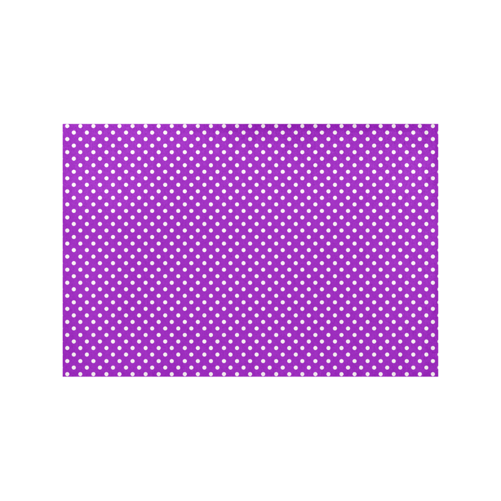 Lavander polka dots Placemat 12’’ x 18’’ (Set of 4)