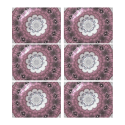 Bejeweled Royal Purple Diadem Fractal Abstract Placemat 14’’ x 19’’ (Set of 6)