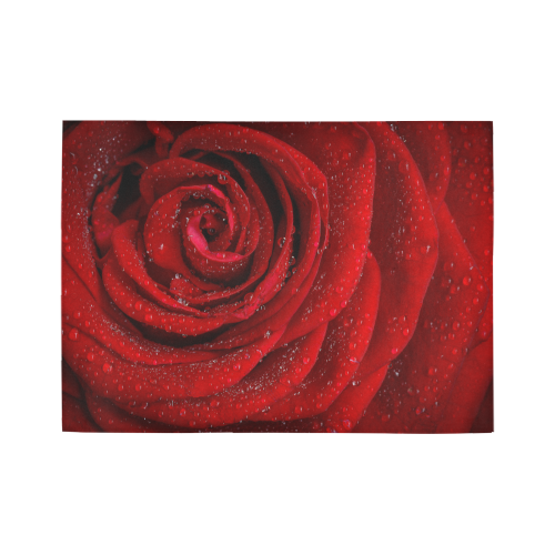 Red rosa Area Rug7'x5'