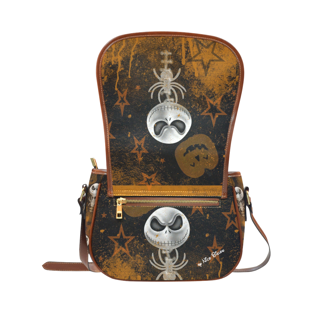 Halloween Nightmare by Nico Bielow Saddle Bag/Large (Model 1649)