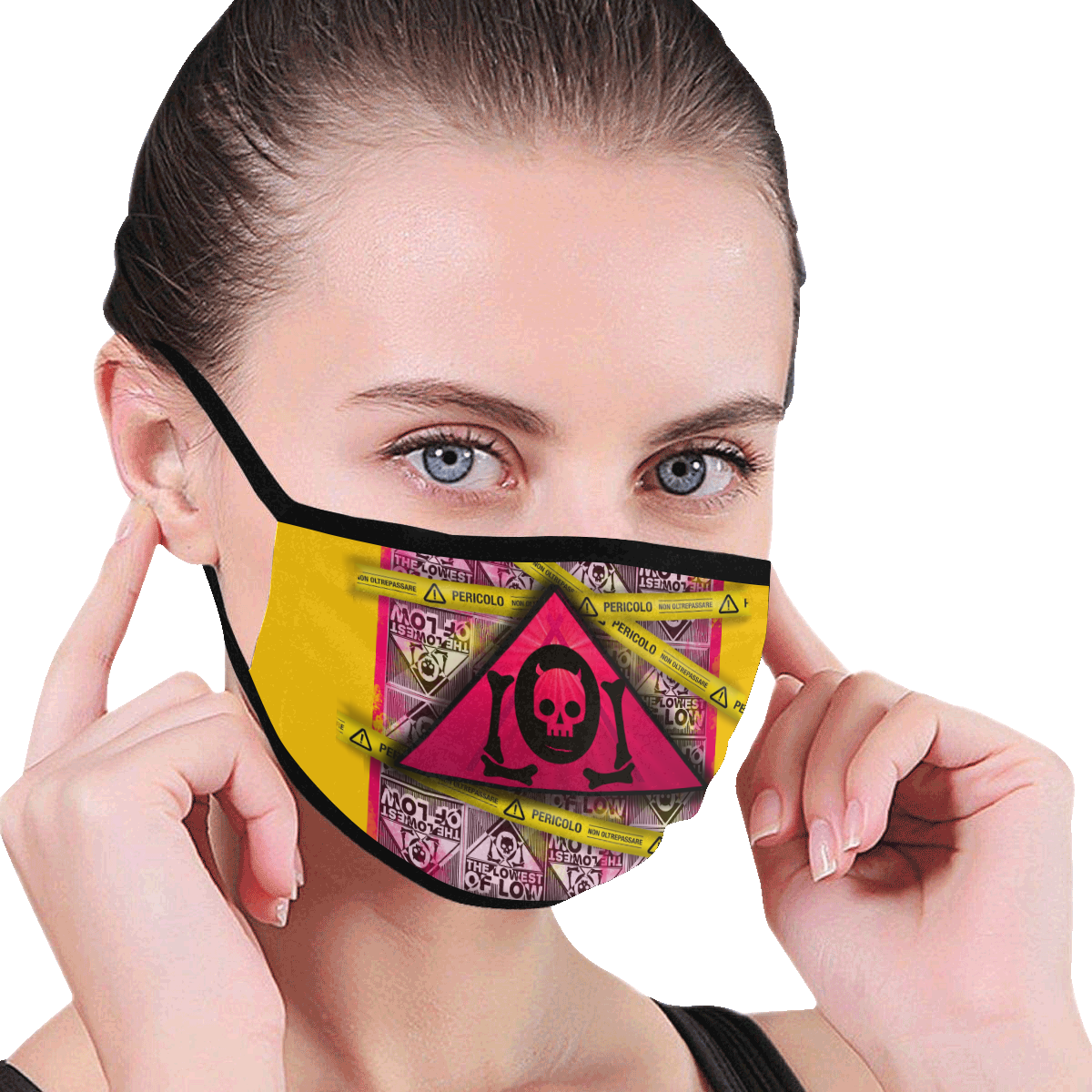 Pericolo (yellow) Mouth Mask