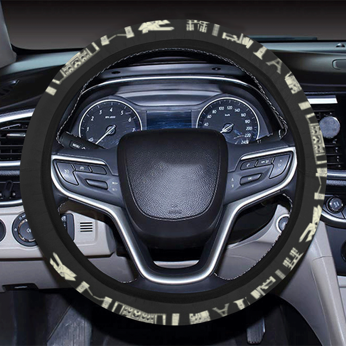 WORLD Steering Wheel Cover with Elastic Edge