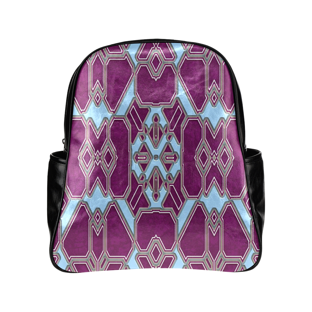 Art Deco 22 by JamColors Multi-Pockets Backpack (Model 1636)