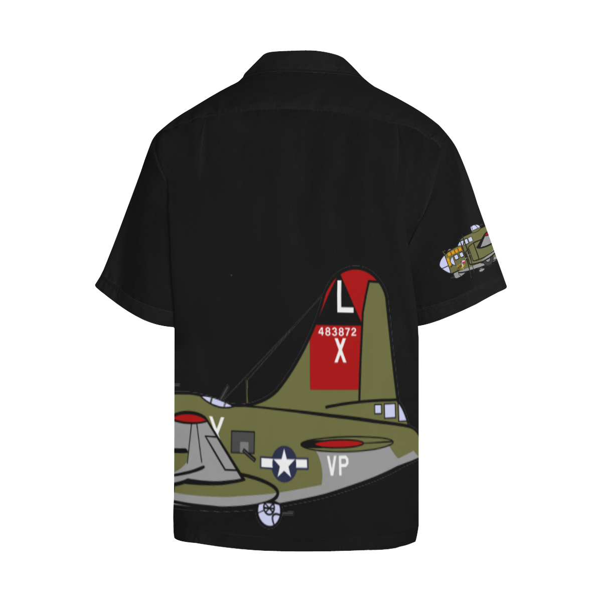 B-17 Texas Raiders 2 Hawaiian Shirt (Model T58)