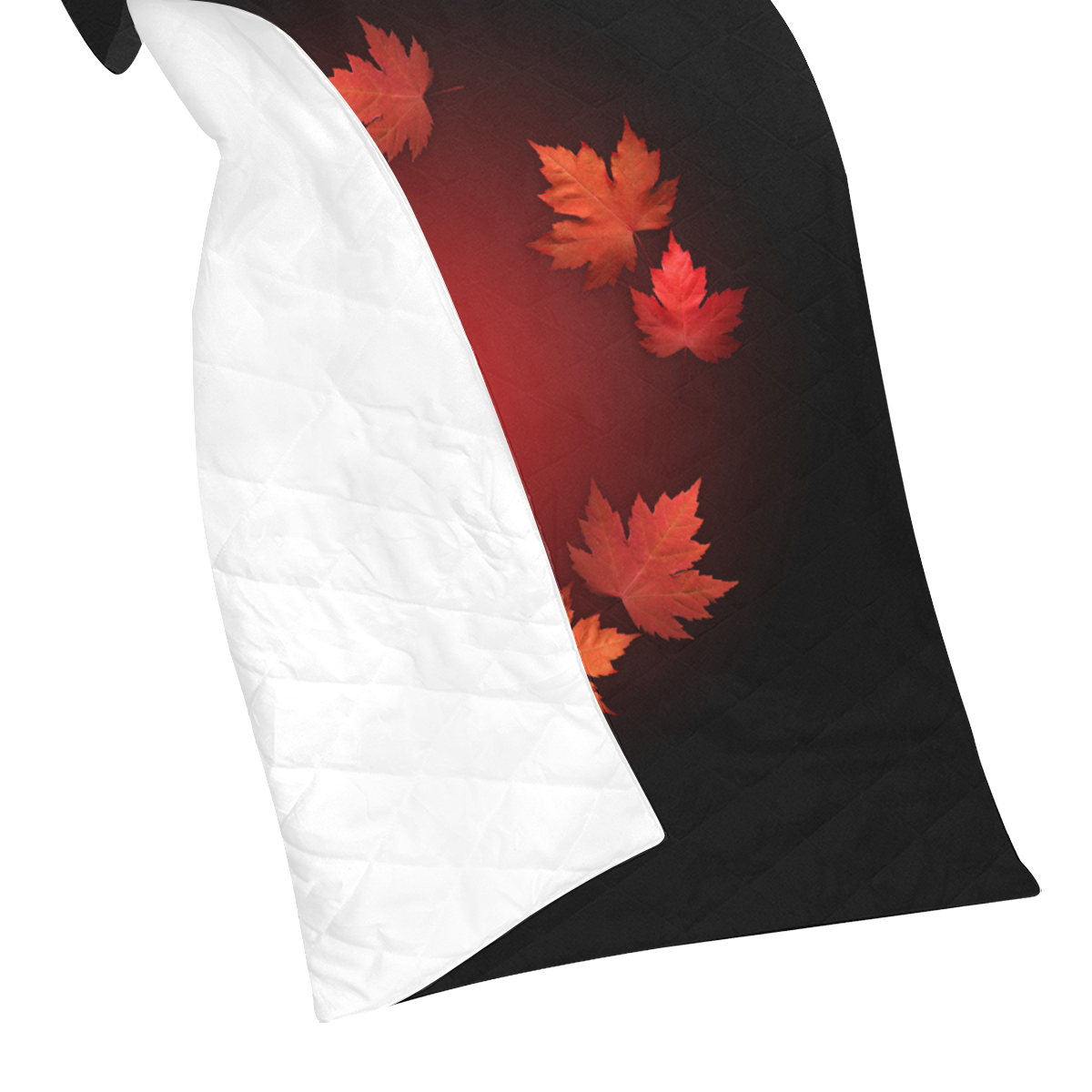 Autumn Canada Maple Leaf Quilt 60"x70"