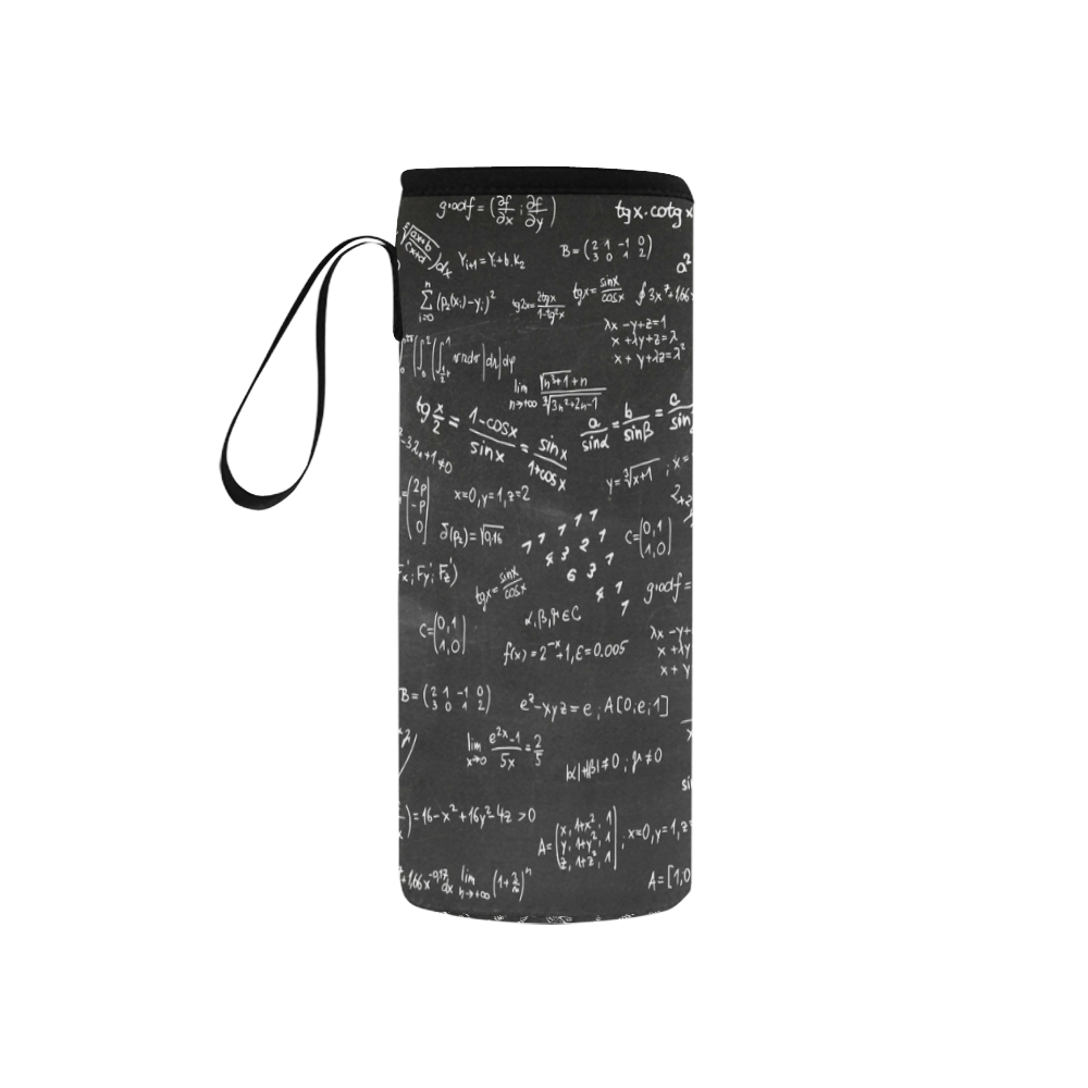 Mathematics Formulas Equations Numbers Neoprene Water Bottle Pouch/Small