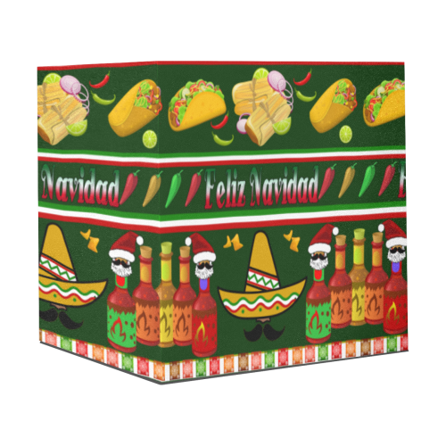 Feliz Navidad Ugly Sweater on Green Gift Wrapping Paper 58"x 23" (1 Roll)