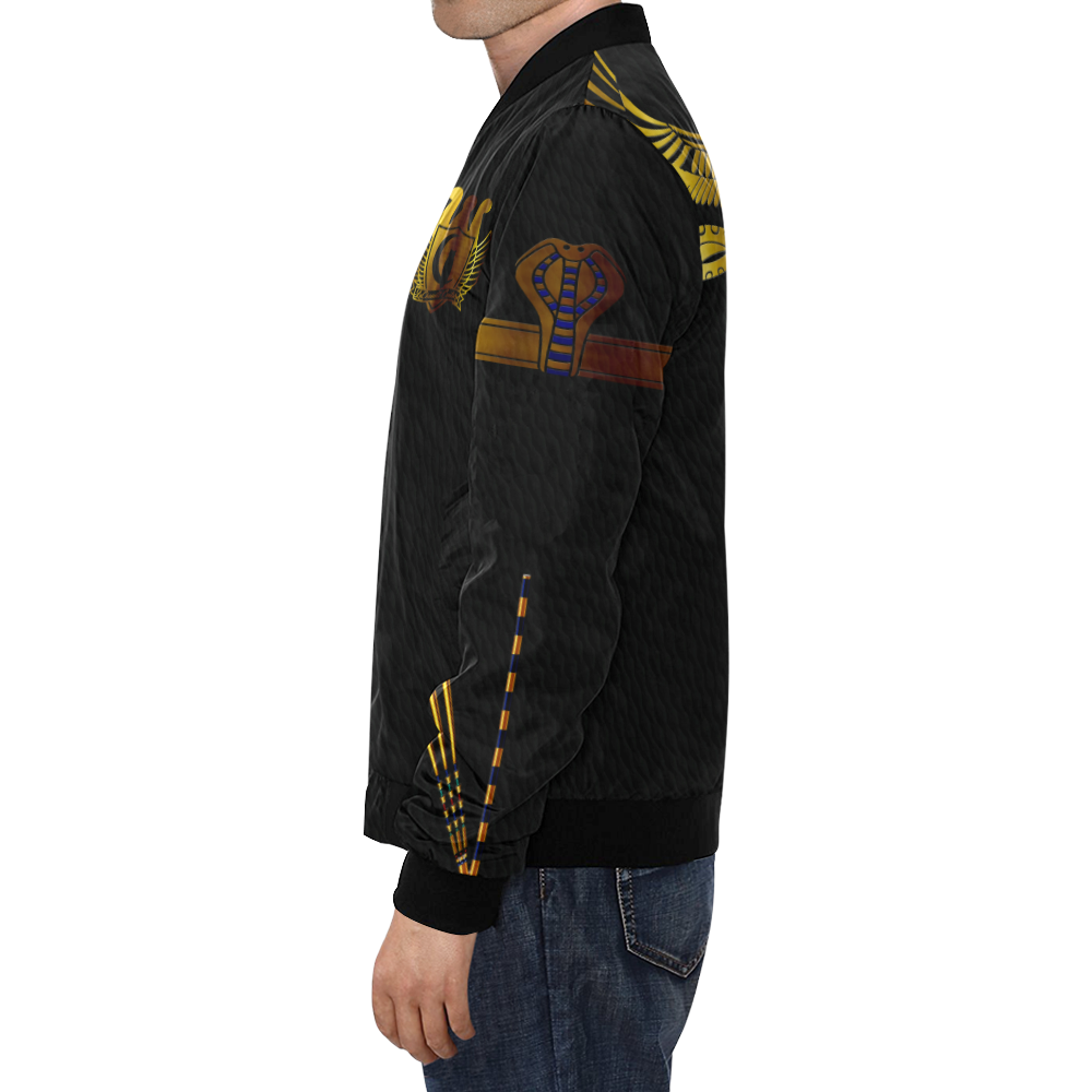 CROOKS AND FLAILS All Over Print Bomber Jacket for Men (Model H19)