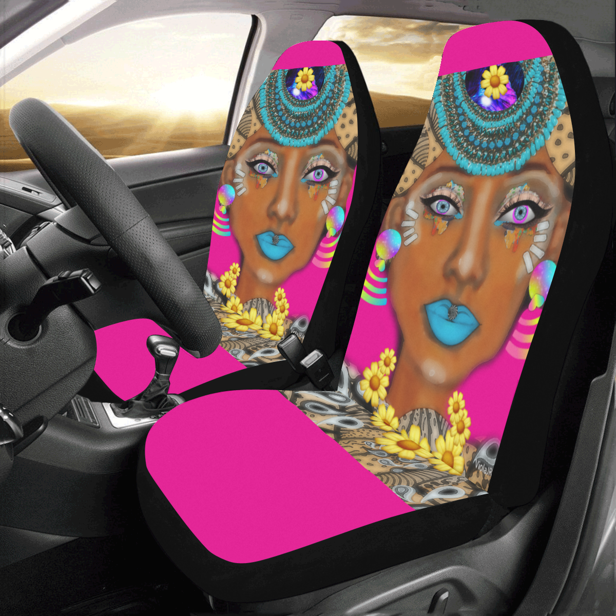 WIFI QUEEN4 Car Seat Covers (Set of 2)
