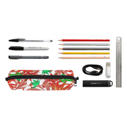 Pretty Leaves 4B by JamColors Pencil Pouch/Small (Model 1681)