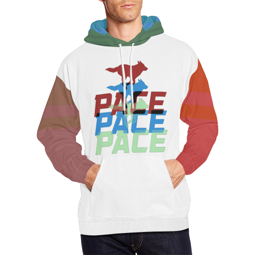 PACE Mens 3Xs Hoodie All Over Print Hoodie for Men/Large Size (USA Size) (Model H13)