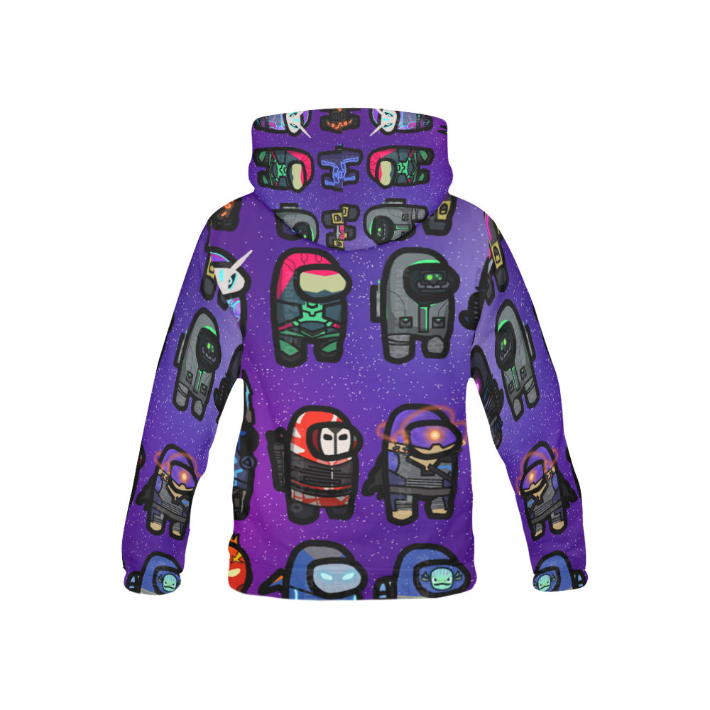 AMIGOS US DESIGN All Over Print Hoodie for Kid (USA Size) (Model H13)