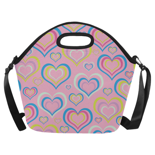 Sweet Heart Neoprene Lunch Bag/Large (Model 1669)