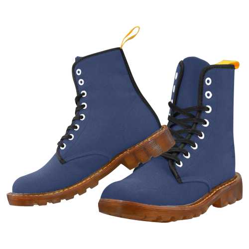 color Delft blue Martin Boots For Women Model 1203H