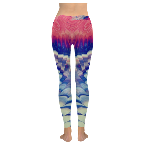 dorothy's whirlwind. Women's Low Rise Leggings (Invisible Stitch) (Model L05)