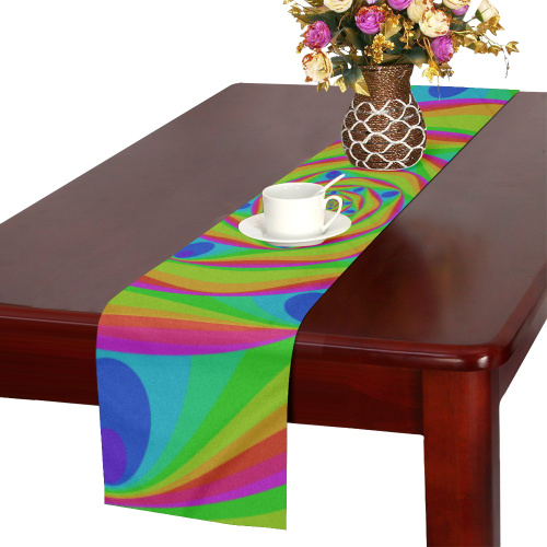 Oval eyes Table Runner 14x72 inch