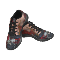 Beautiful steampunk lady, awesome hat Men’s Running Shoes (Model 020)