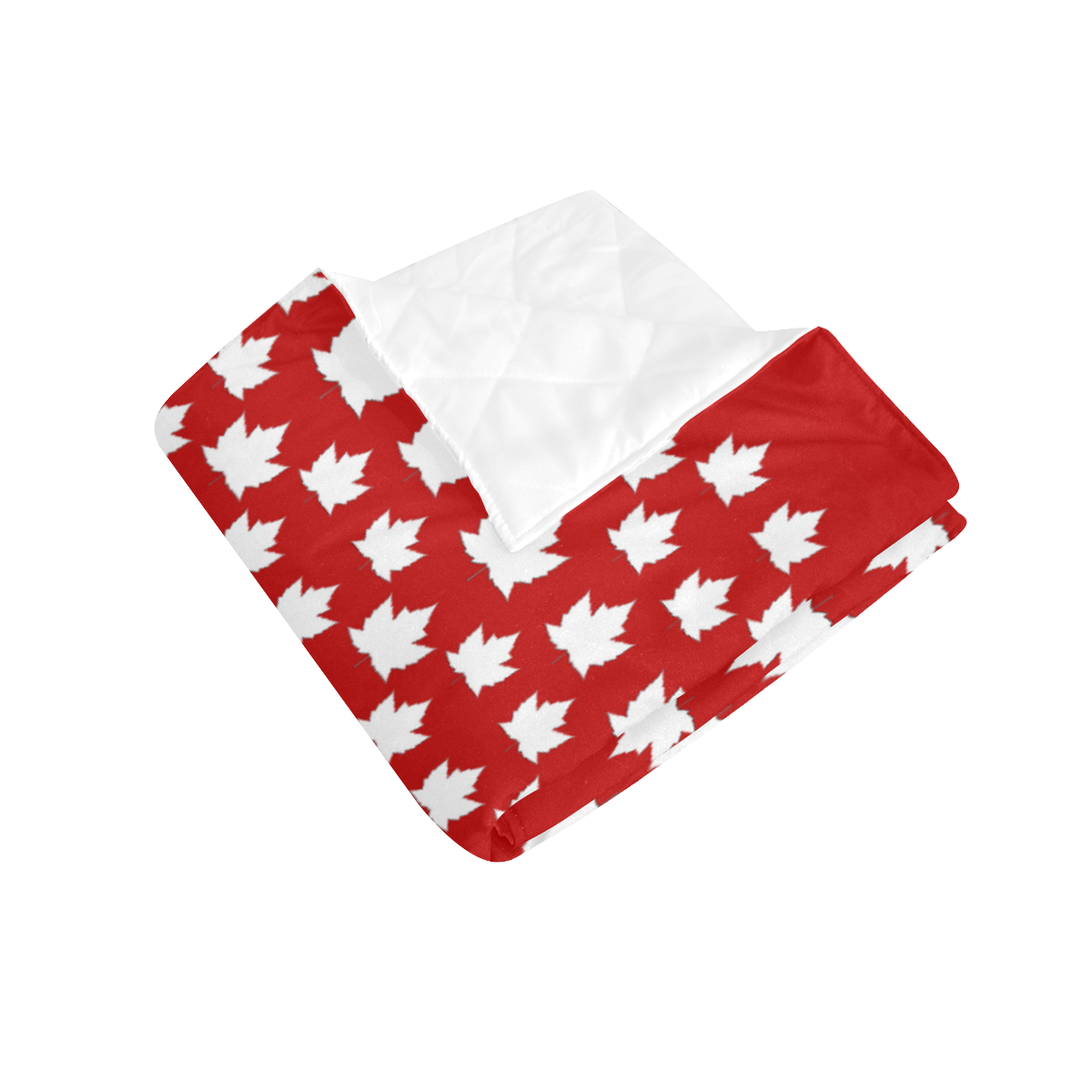 Canada Maple Leaf Quilt 60"x70"