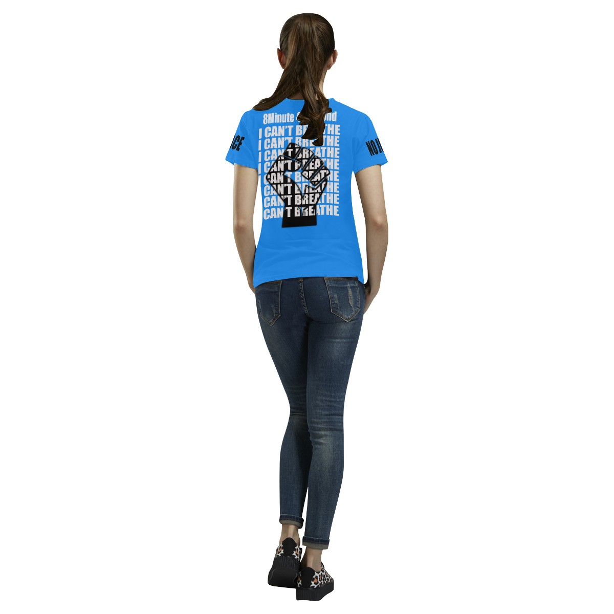 TIME20-DESIGN-GEORGE FLOYD All Over Print T-Shirt for Women (USA Size) (Model T40)