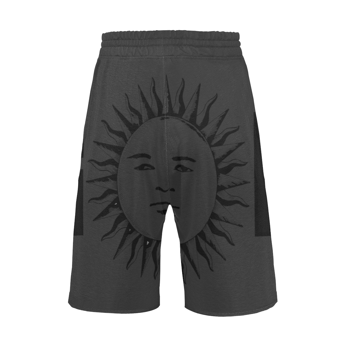 GOD Casual Shorts Black Men's All Over Print Casual Shorts (Model L23)