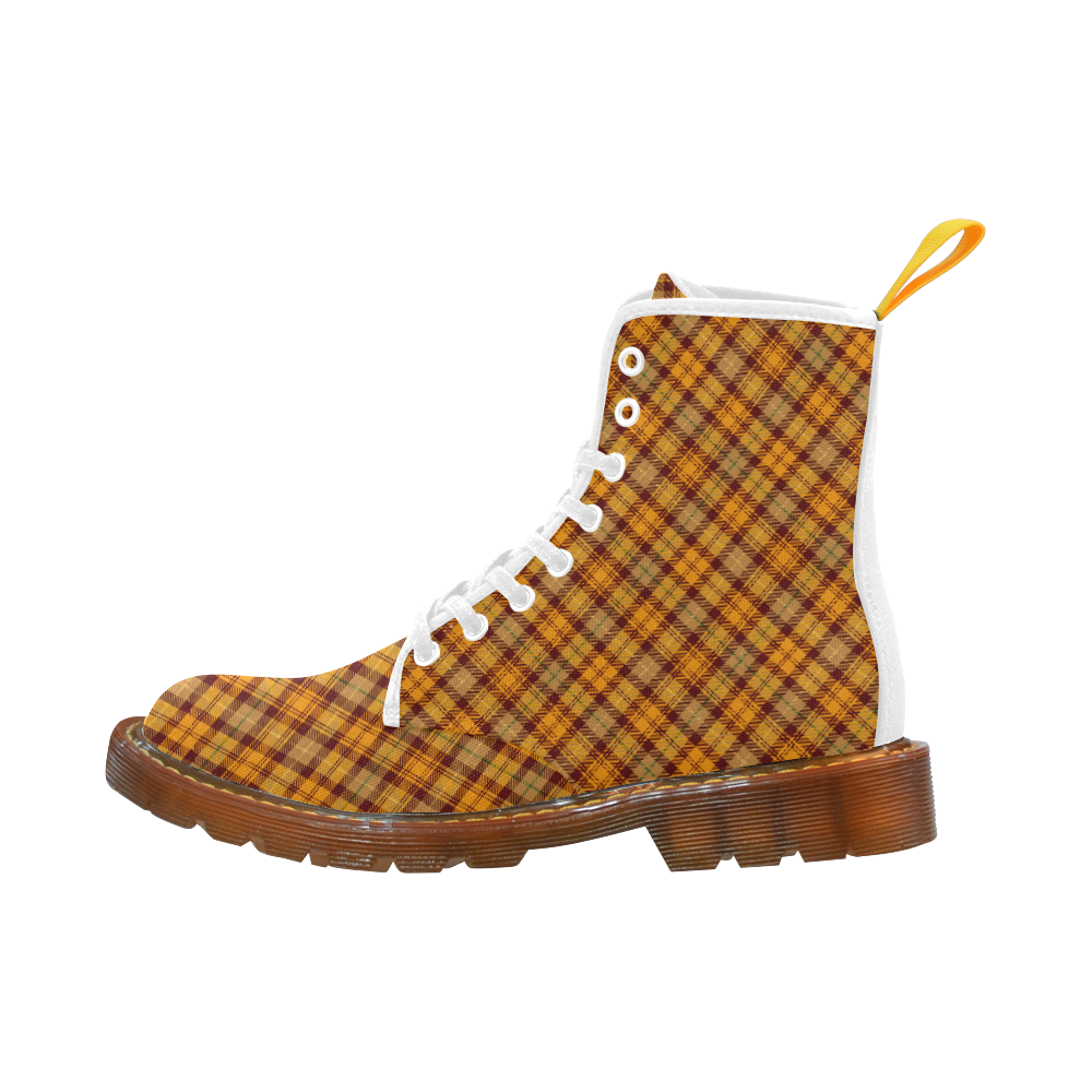 Plaid patterns Martin Boots For Women Model 1203H
