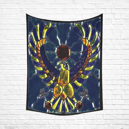 Dark Osiris Magick Glass Temple Art Cotton Linen Wall Tapestry 60"x 80"