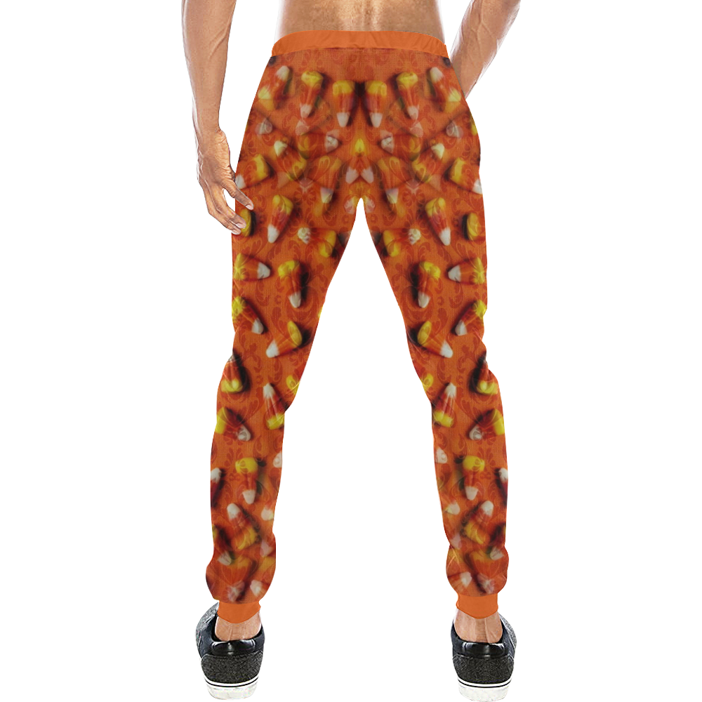 Halloween Candy Corn by Artdream Men's All Over Print Sweatpants (Model L11)