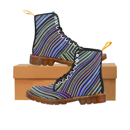 Wild Wavy Lines 08 Martin Boots For Women Model 1203H