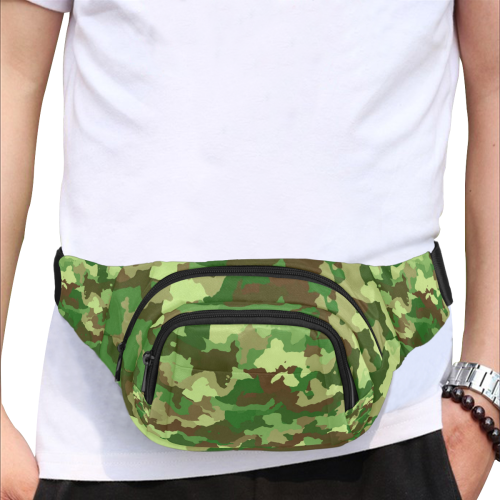 camouflage green Fanny Pack/Small (Model 1677)