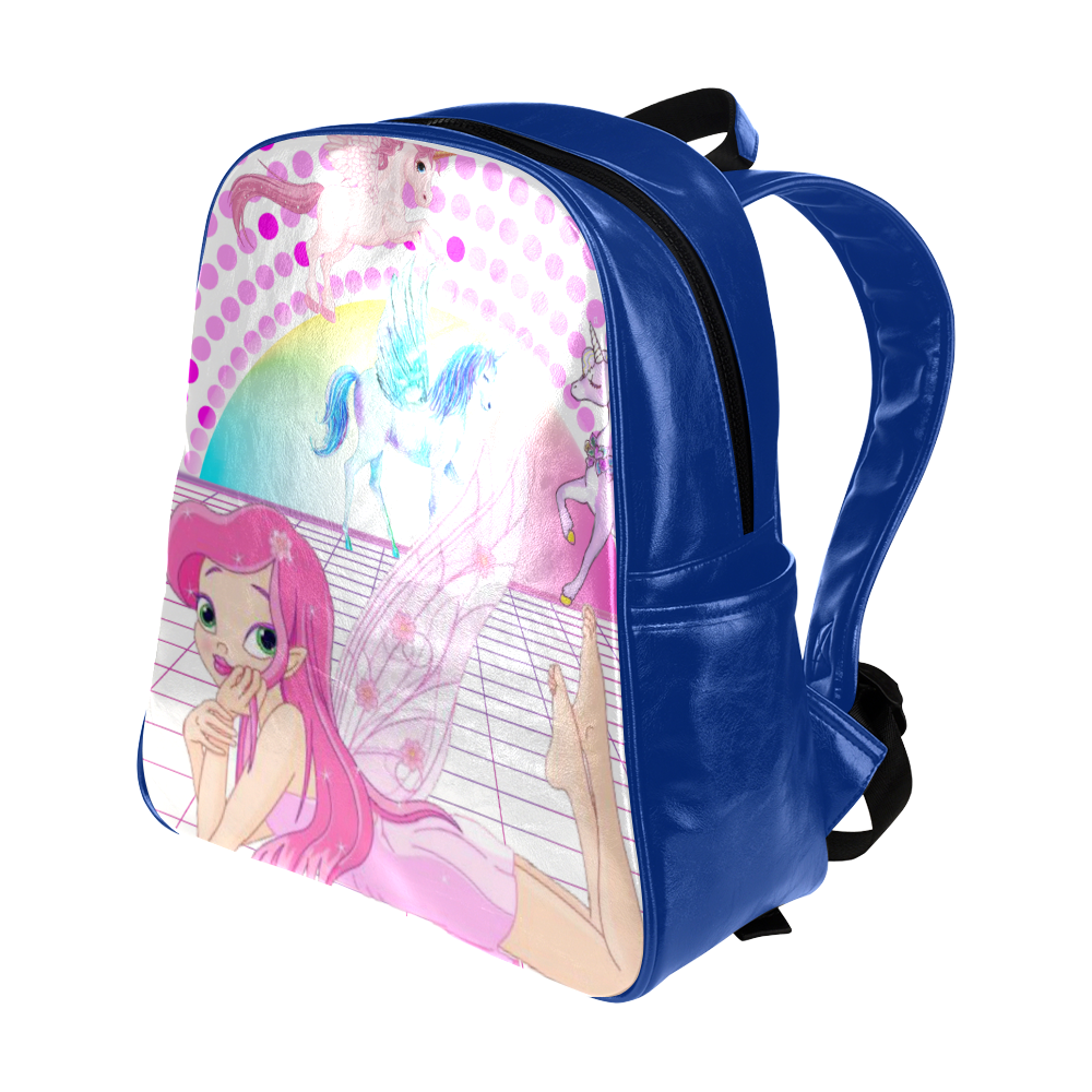 Fairy Unicorn Dance Floor Multi POcket Backpack Multi-Pockets Backpack (Model 1636)