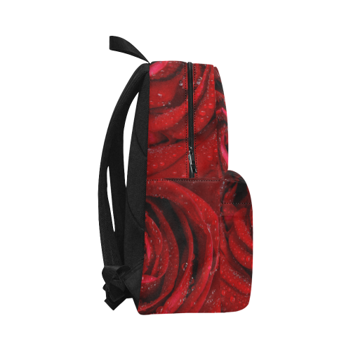 Red rosa Unisex Classic Backpack (Model 1673)