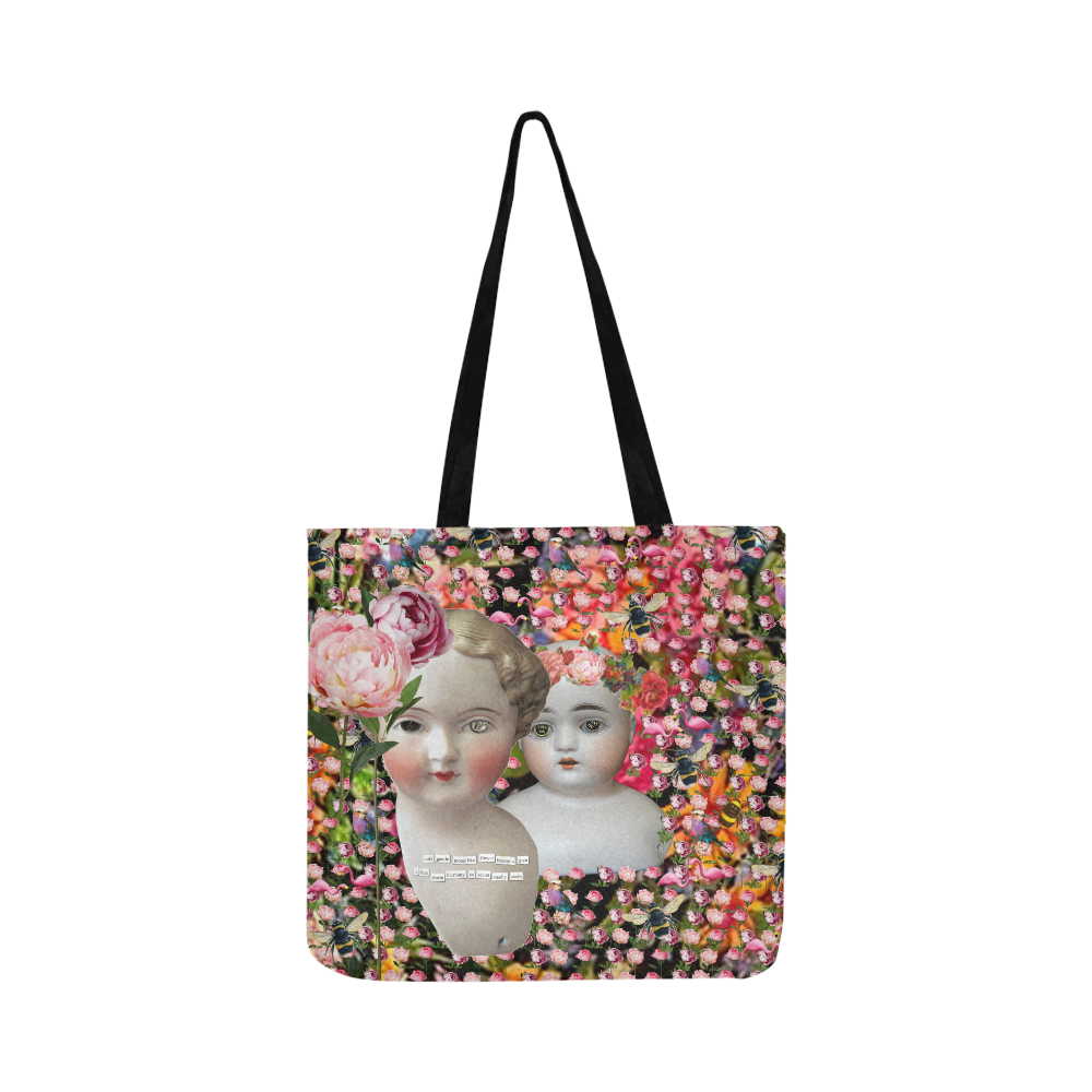 Flower Dolls Reusable Shopping Bag Model 1660 (Two sides)