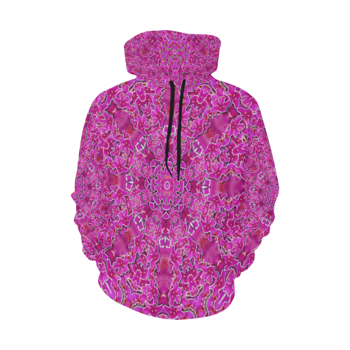 flowering and blooming to bring happiness All Over Print Hoodie for Men/Large Size (USA Size) (Model H13)
