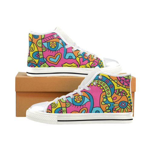 Pretty High Top Canvas Shoes for Kid (Model 017)