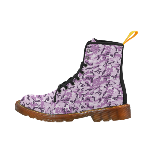 Woodland Pink Purple Camouflage Martin Boots For Women Model 1203H
