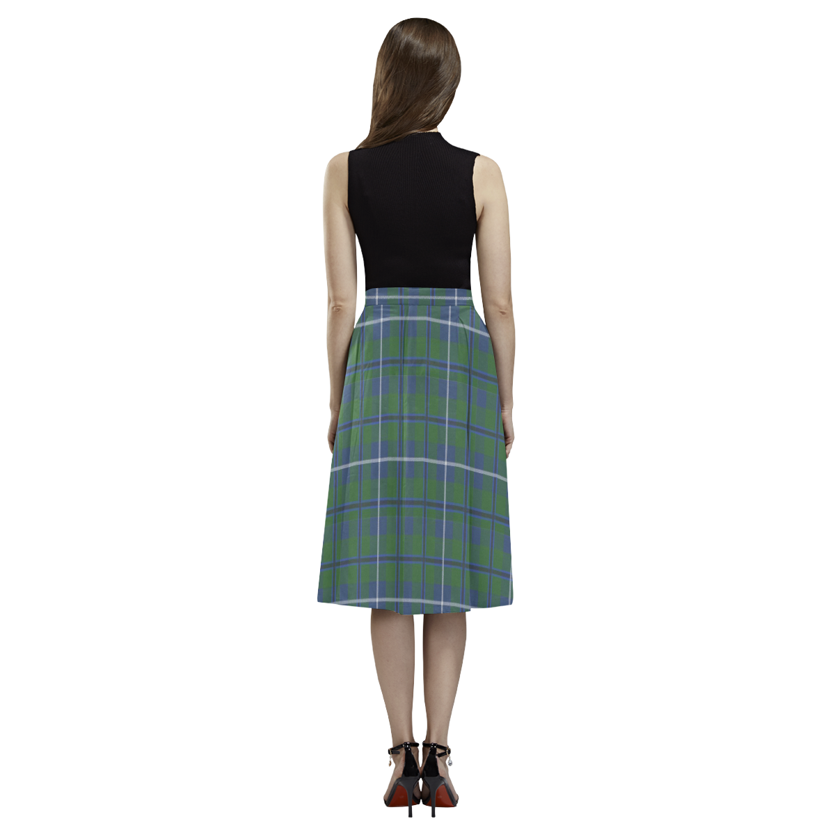 Douglas Tartan Aoede Crepe Skirt (Model D16)