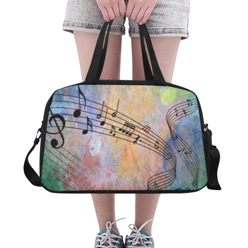 abstract music Fitness Handbag (Model 1671)