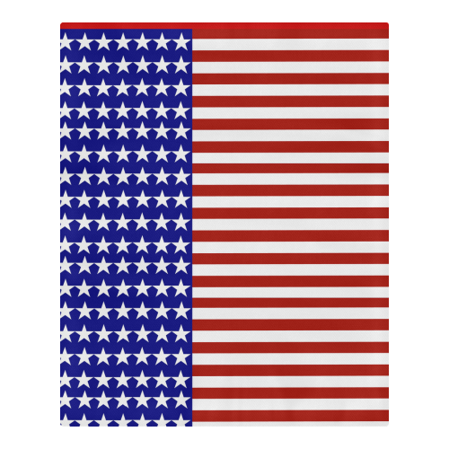 USA Patriotic Stars & Stripes 3-Piece Bedding Set