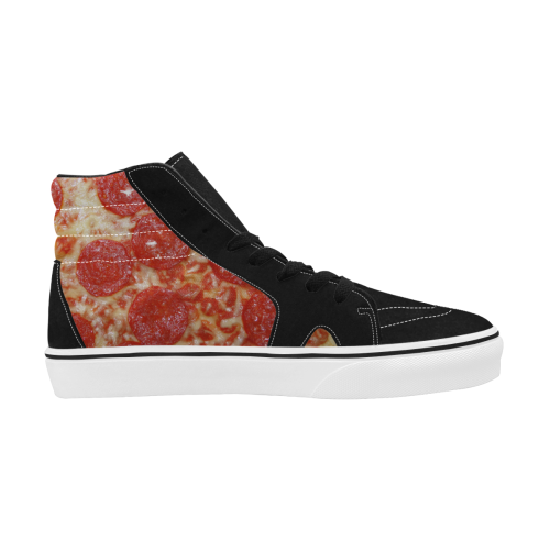Pizza Men's High Top Skateboarding Shoes (Model E001-1)