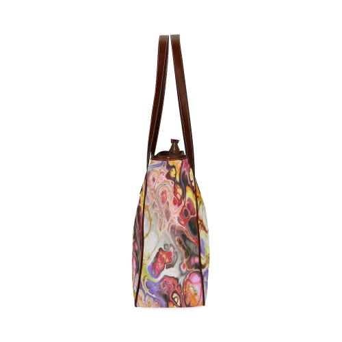 Colorful Marble Design Classic Tote Bag (Model 1644)