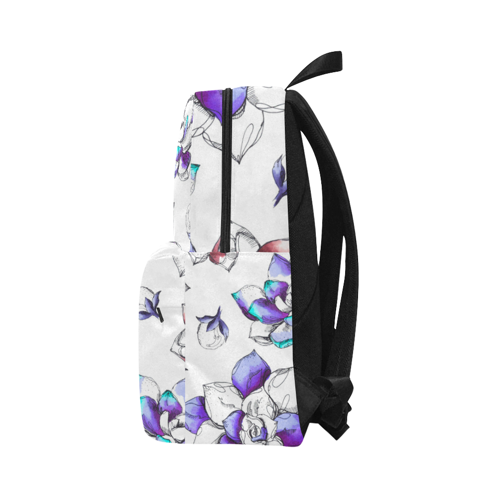 floral n Unisex Classic Backpack (Model 1673)
