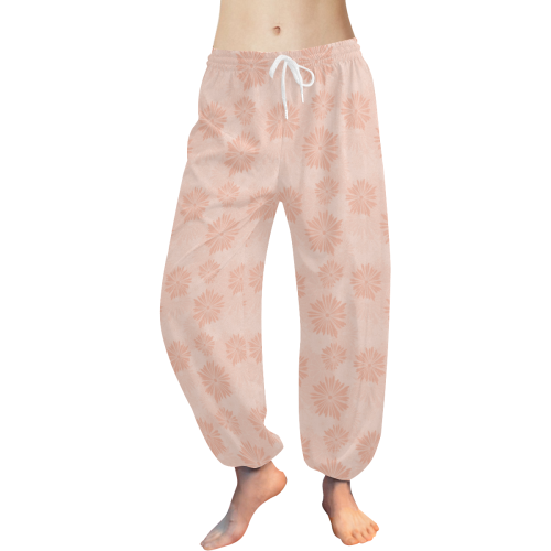 Wedding Day Pink Floral by Aleta Women's All Over Print Harem Pants (Model L18)