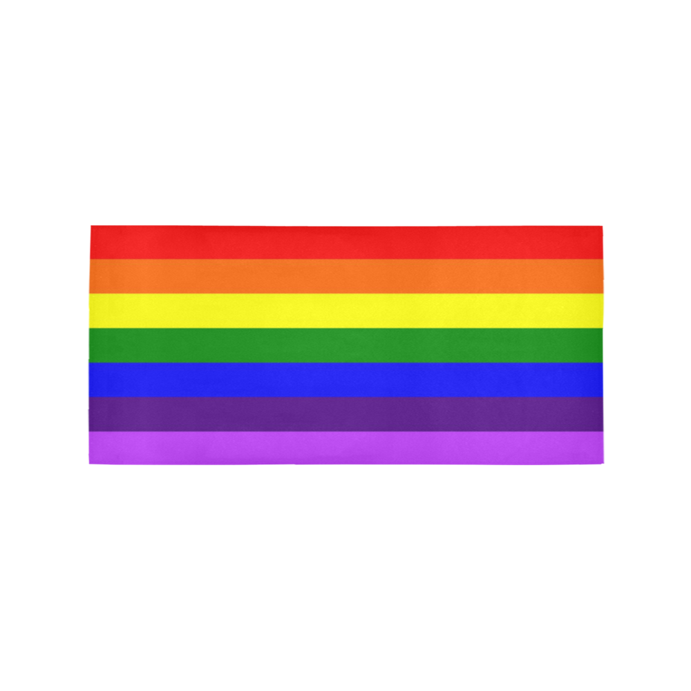 Rainbow Flag (Gay Pride - LGBTQIA+) Area Rug 7'x3'3''