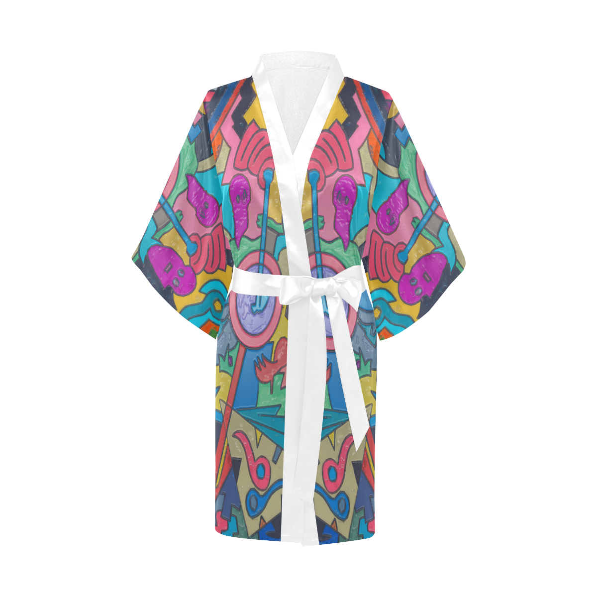 GHOSTS AT THE APOLLO IN PLASTIC Kimono Robe